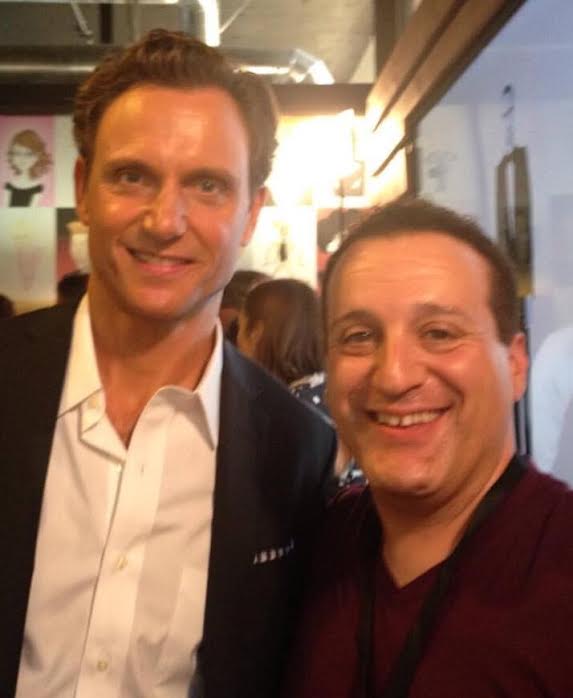 The sixth - me with Tony Goldwyn at the Vanity Fair Emmys panel in Los Angeles